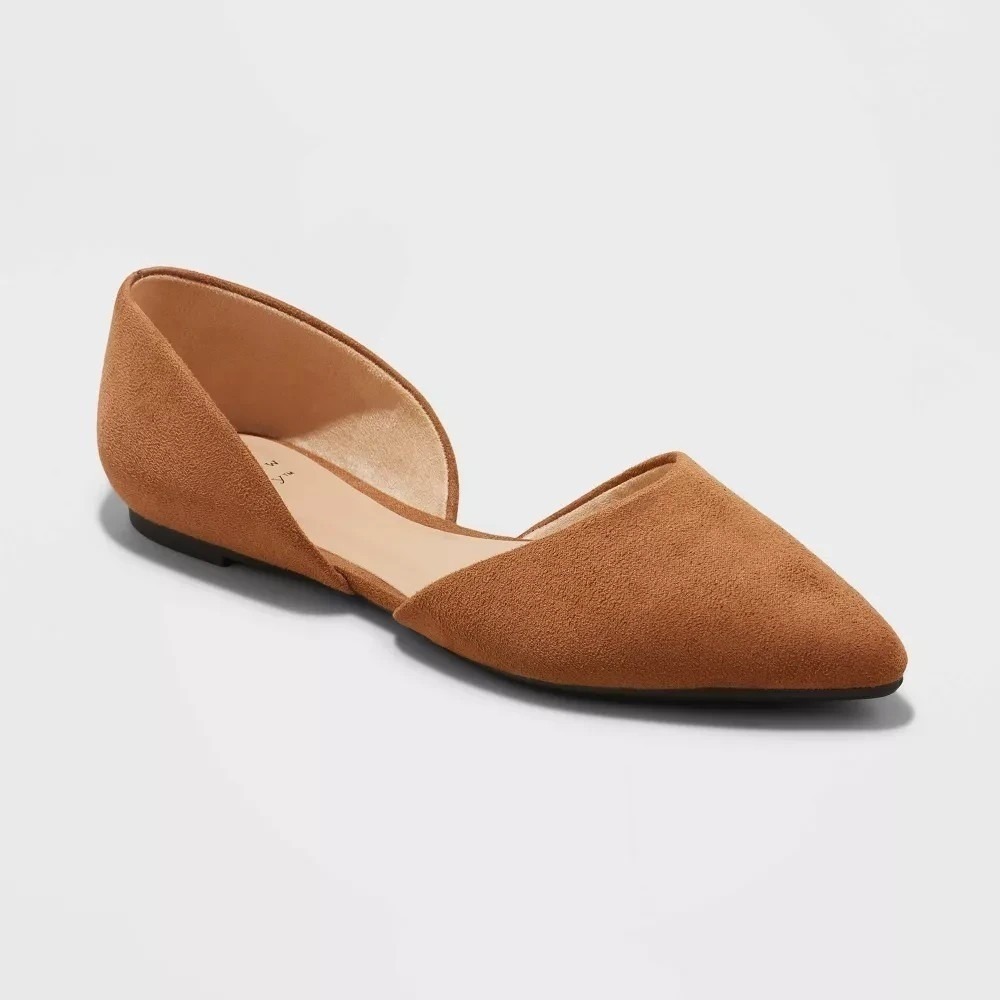 Women's‎ A New Day Julie Ballet Flats Cognac Size 6 New in Box